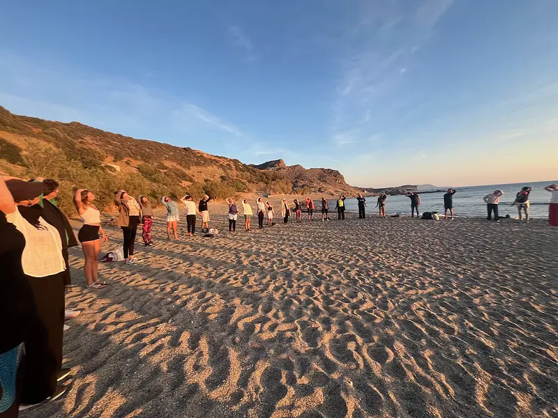 Yoga Woche auf Kreta vom 16.05.-23.05.2026: Das (Berufs-) Leben bewusst gestalten!