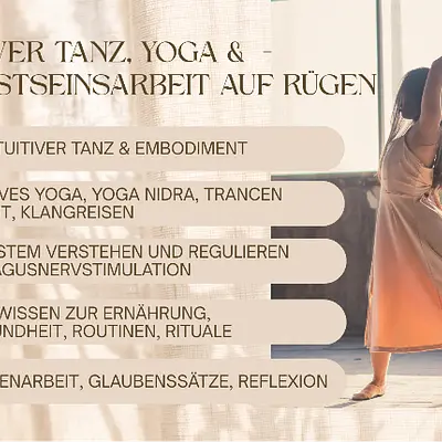  Ganzheitlich leben, ganzheitlich gesund: Intuitives Tanzen, Yoga und Ayurveda auf Rügen 