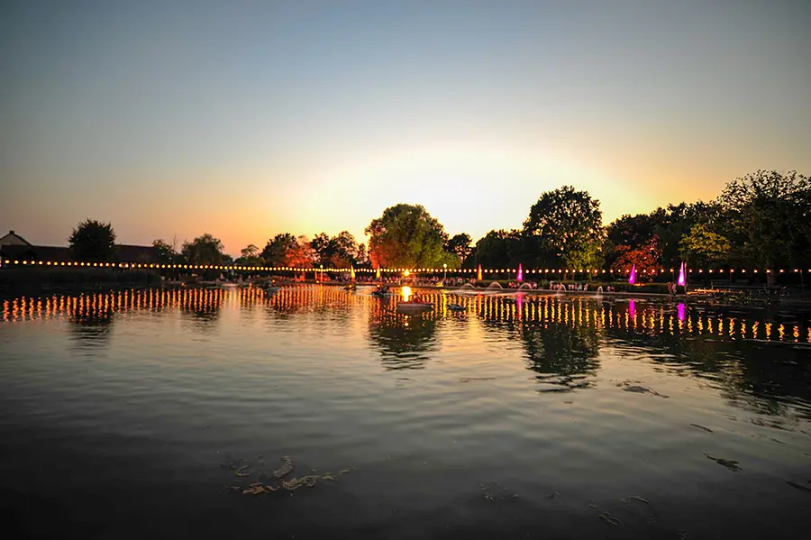 Erlebnis-Kurpark_Sonnenuntergang