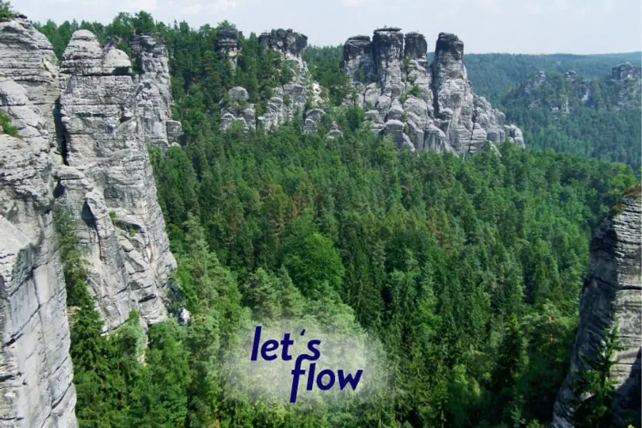 Wandern und Ressourcen bewusst nutzen in der Sächsische Schweiz (Lichtenhainer Wasserfall) #WANSSLGIA