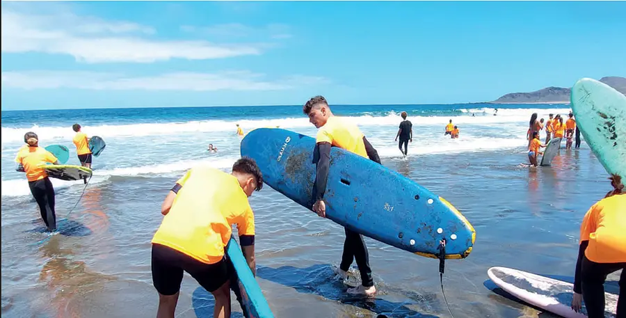 Spanisch Intensivkurs (30 Lektionen pro Woche) + Surfen in Las Palmas auf Gran Canaria - 2 Wochen / alle Sprachlevel