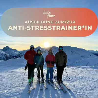 Skifahren und Antistresstrainer*in werden in Seefeld