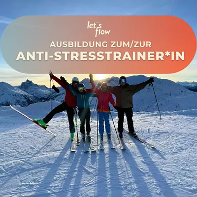 Skifahren und Antistresstrainer*in werden in Kaprun