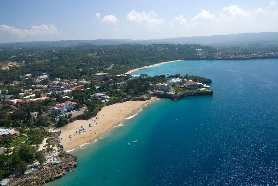 Aerial View Sosua godominicanrepublic