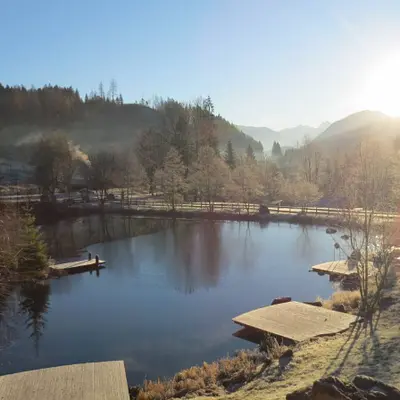 Stressbewältigung mit Yoga & Meditation im 4* Wellnesshotel in den bayr.  Alpen