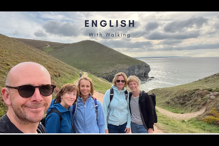 English with Walking: Explore the South West Coast path in Cornwall 