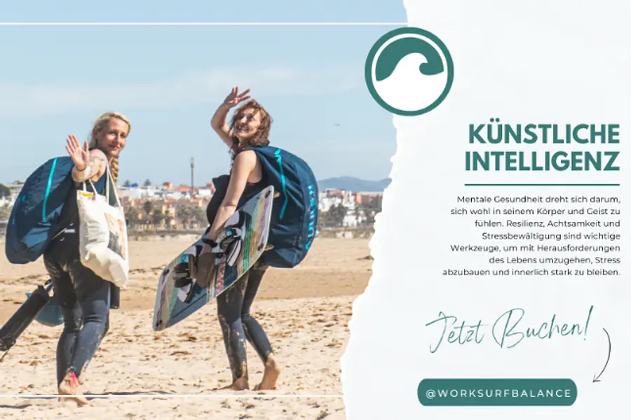 Künstliche Intelligenz kompakt: KI im beruflichen Alltag nutzen + opt. 6 ÜN + Kitekurs / Kitesurfen in Tarifa, Spanien