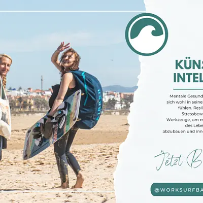 Künstliche Intelligenz kompakt: KI im beruflichen Alltag nutzen inkl. Kitekurs /-verleih & 6x Übernachtung oder mit optionalen Aktivitäten: Surfen, Skaten, Wing Foil oder Windsurf